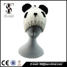 Cute warm kid's panda hat
